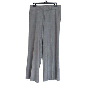 Tristan wool blend wide leg career pants grey size 6 @c1